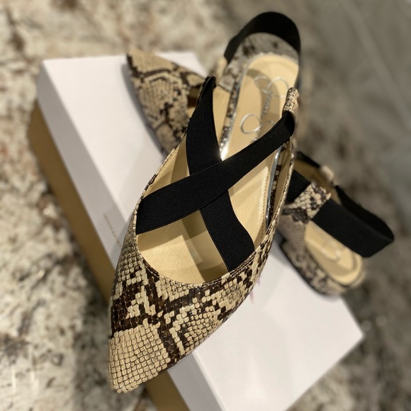 Jessica Simpson Lurina Python Print Shoes Size 8 - Picture 2 of 8